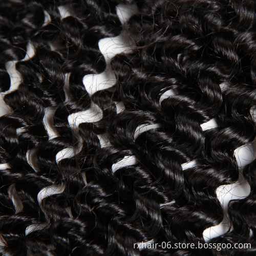 Brazilian Kinky Curly 360 Lace Frontal Remy Hair Hair Closure with Lace Frontal